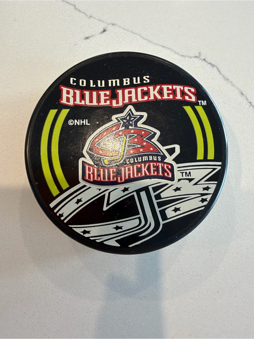 Columbus Blue Jackets NHL Hockey Puck